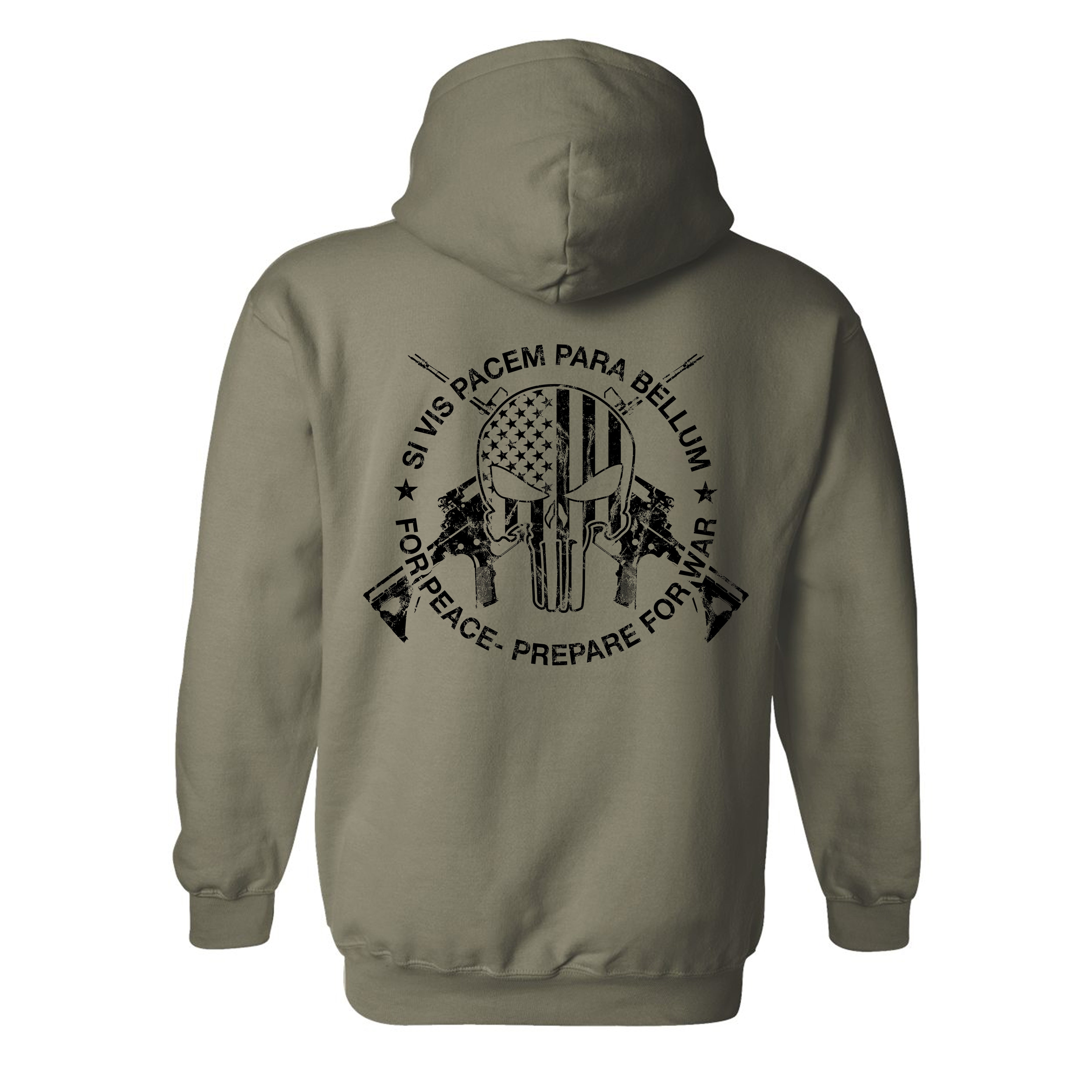 Si Vis Pacem Para Bellum Hooded Sweatshirt  - For Peace Prepare For War