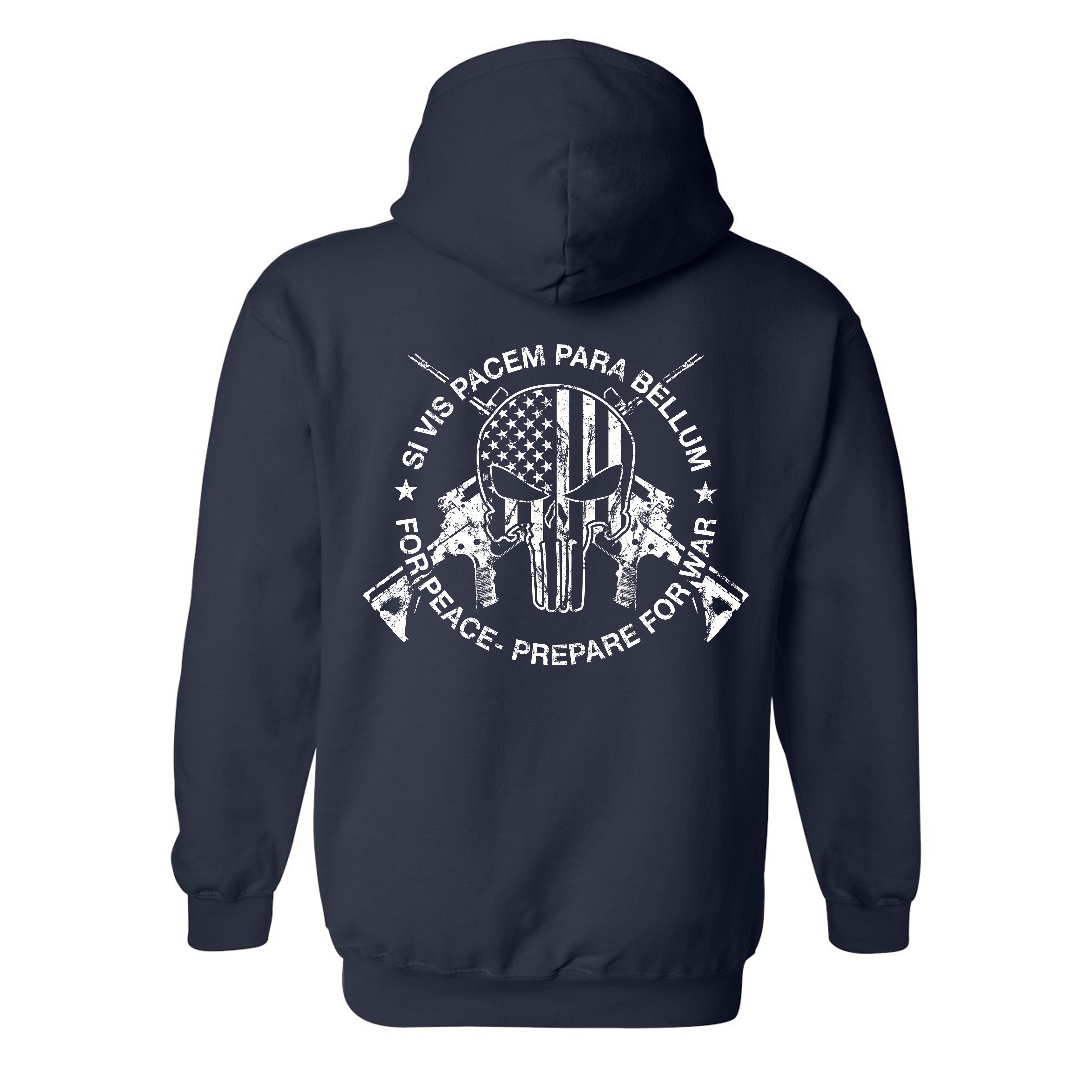 Si Vis Pacem Para Bellum Hooded Sweatshirt  - For Peace Prepare For War