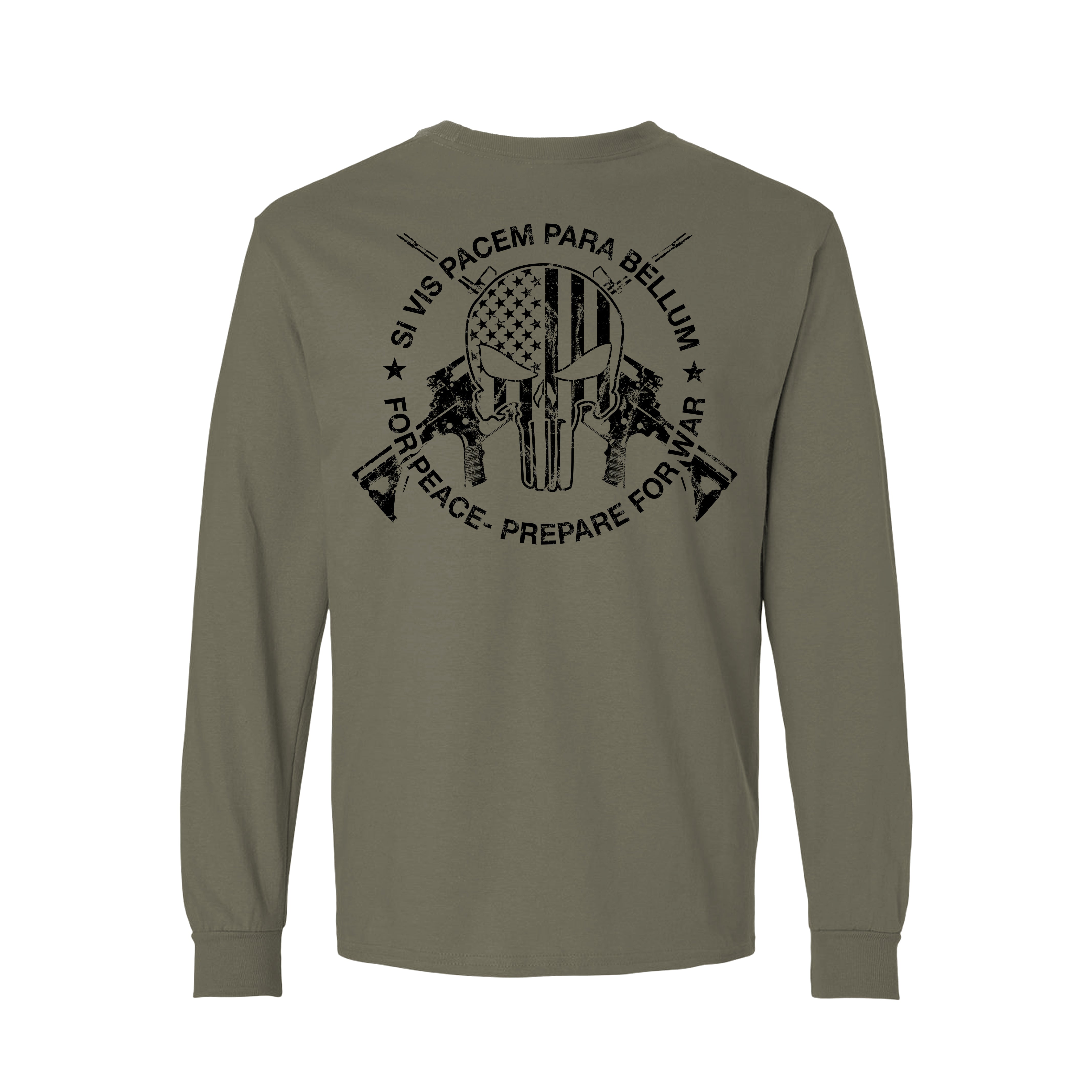 Longsleeve Si Vis Pacem Para Bellum T-Shirt - For Peace Prepare For War