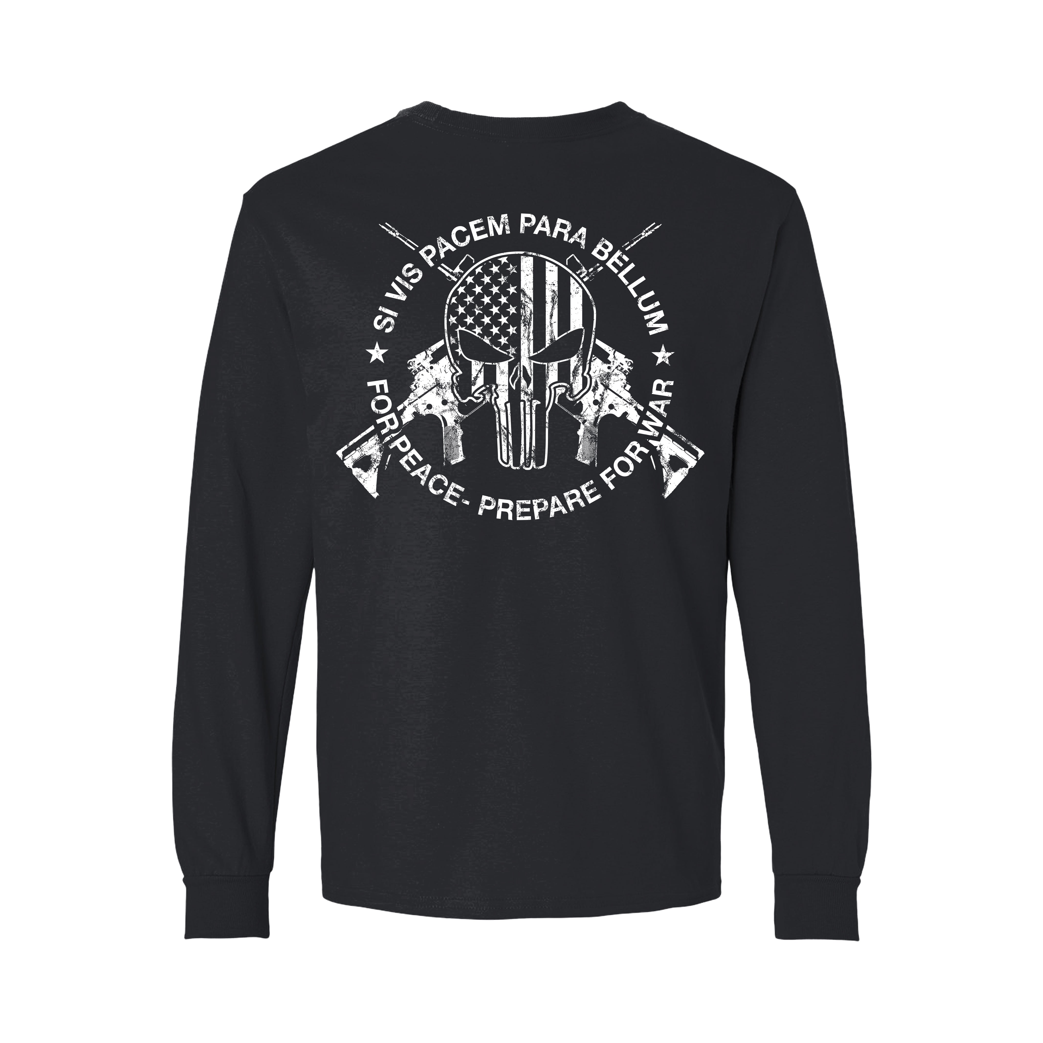 Longsleeve Si Vis Pacem Para Bellum T-Shirt - For Peace Prepare For War