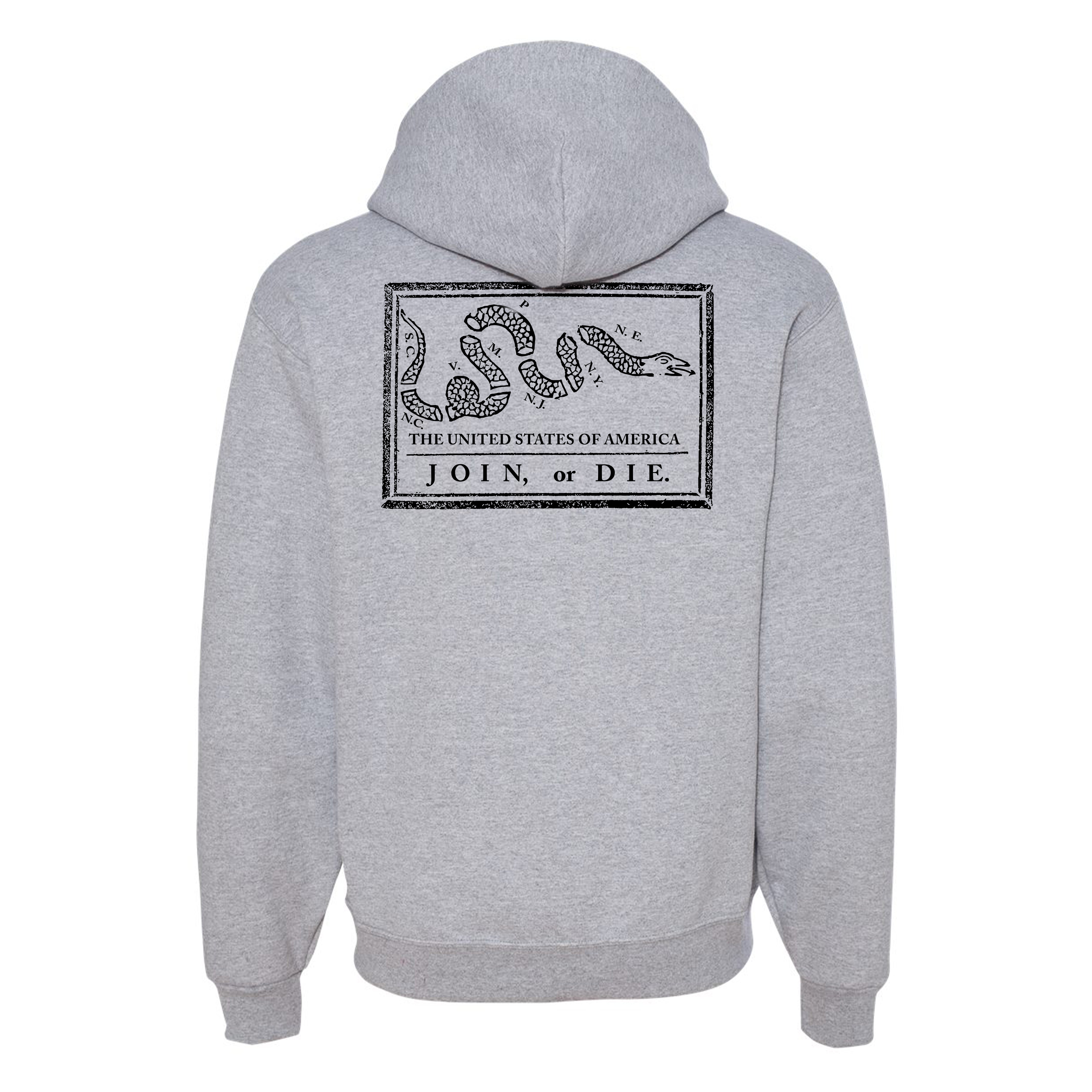 Join or Die Hooded Sweatshirts