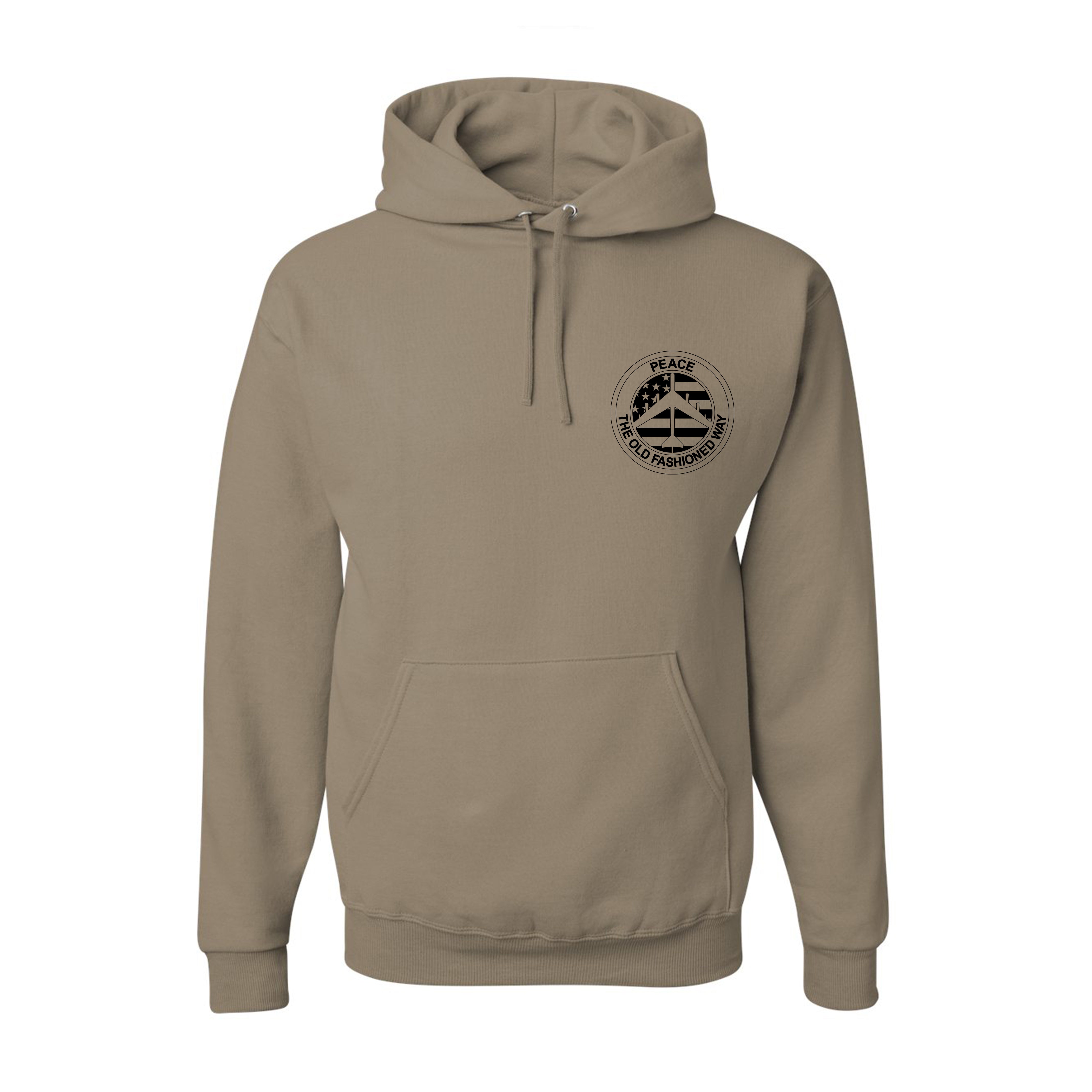 Peace The Old Fashioned Way Hooded Sweatshirts