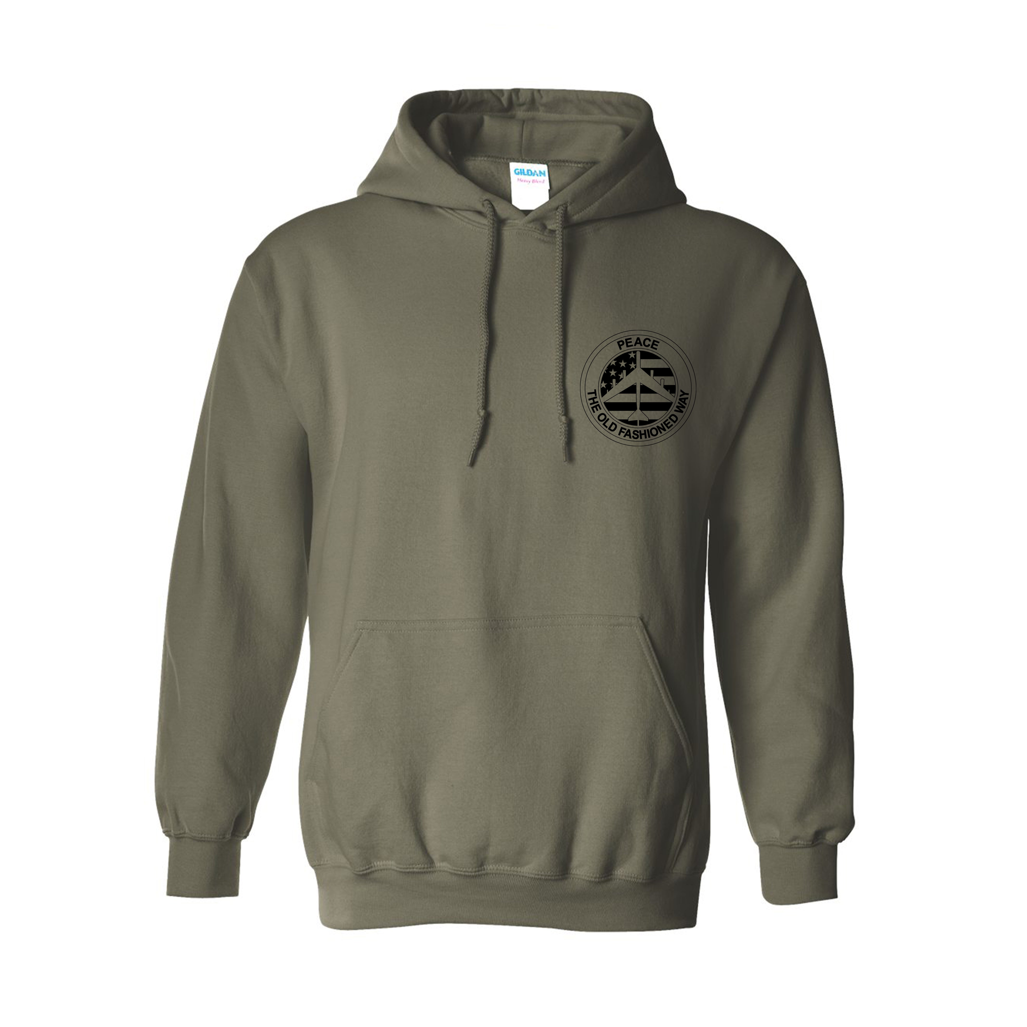 Peace The Old Fashioned Way Hooded Sweatshirts