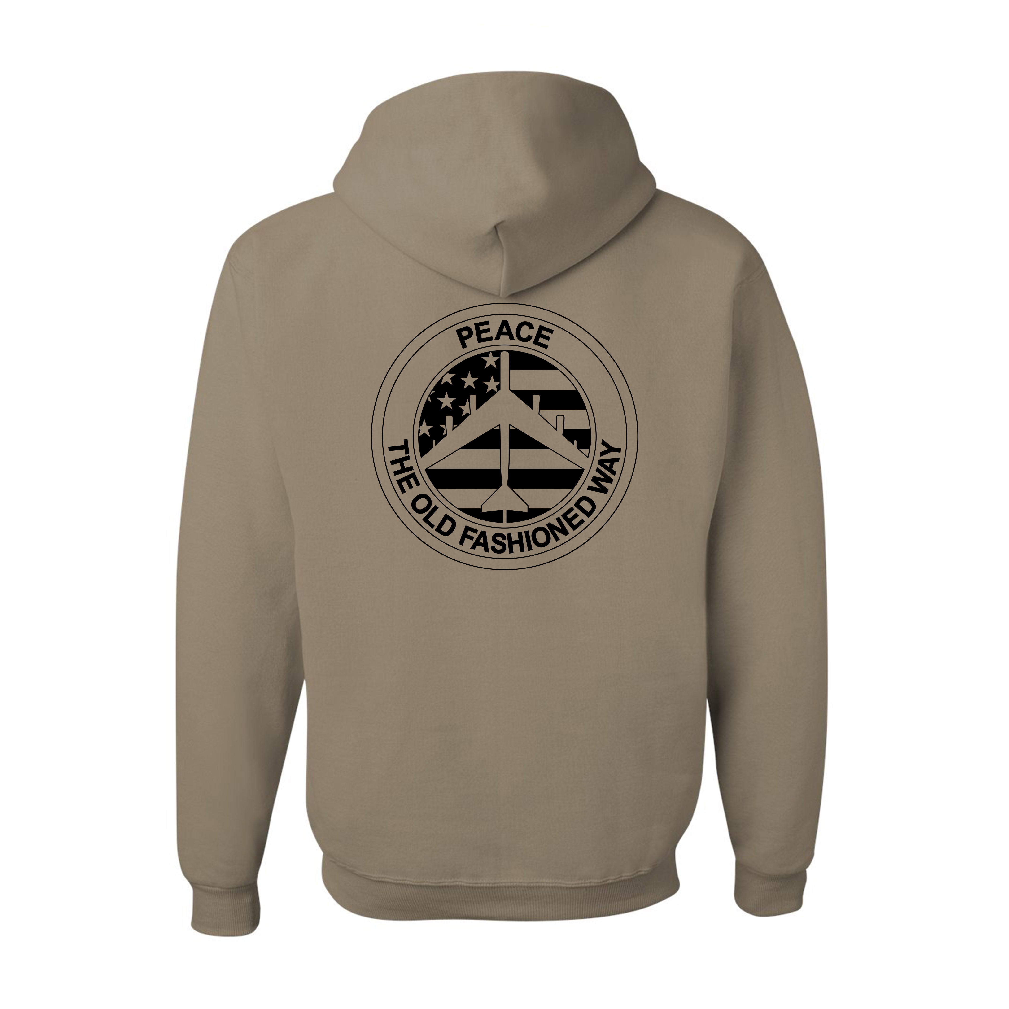 Peace The Old Fashioned Way Hooded Sweatshirts