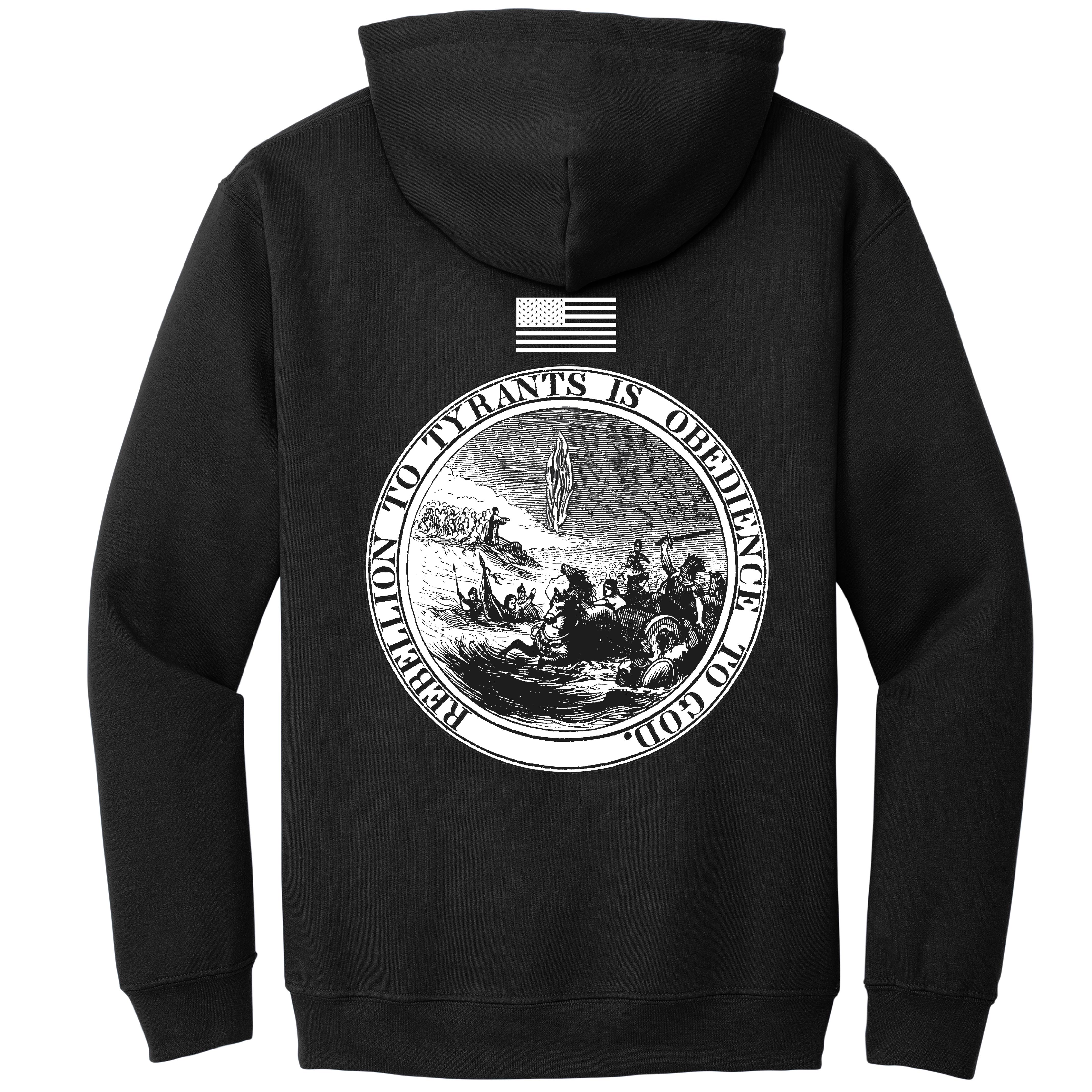 Black - Obedience to God Hooded Sweatshirt