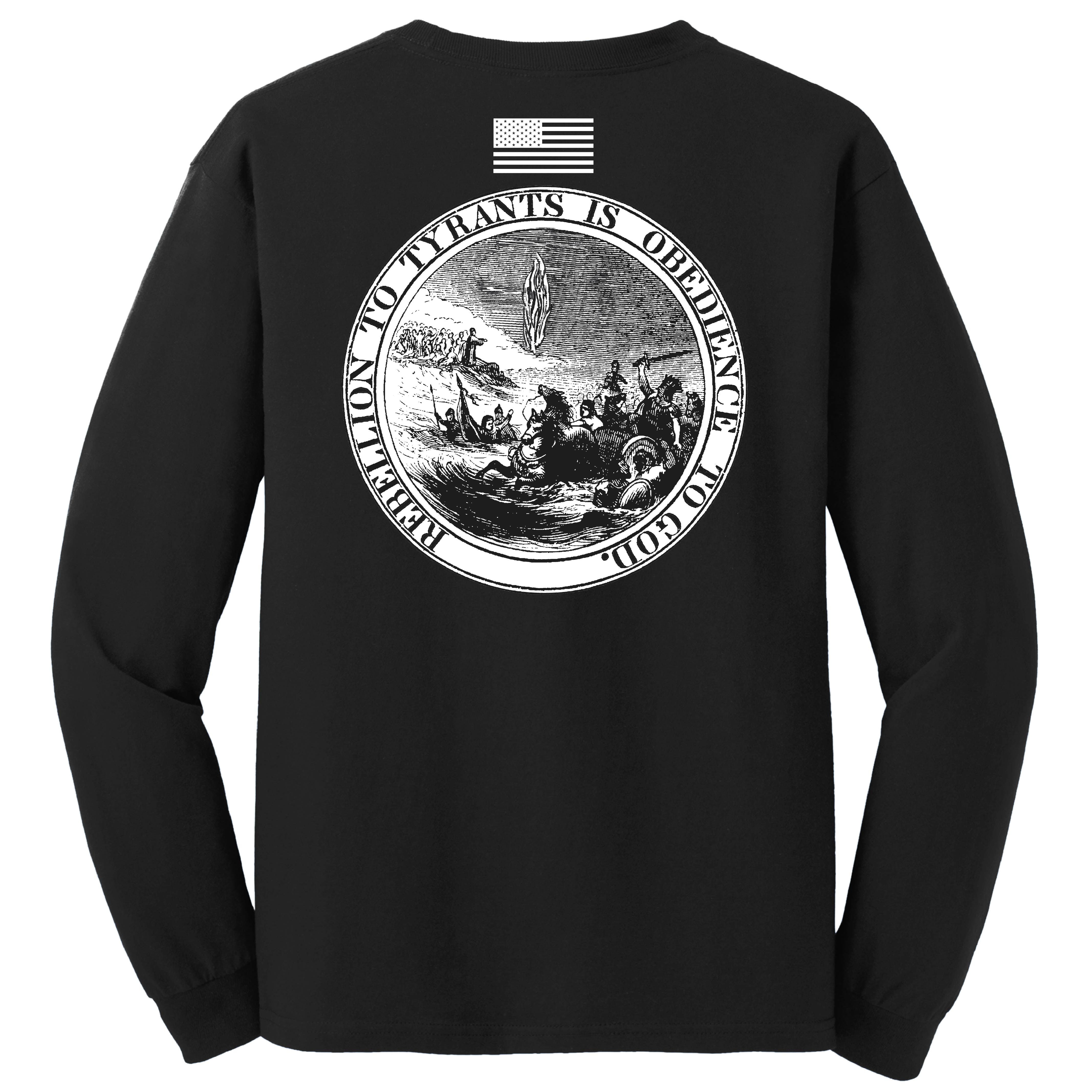Black - Obedience to God Longsleeve T-Shirt