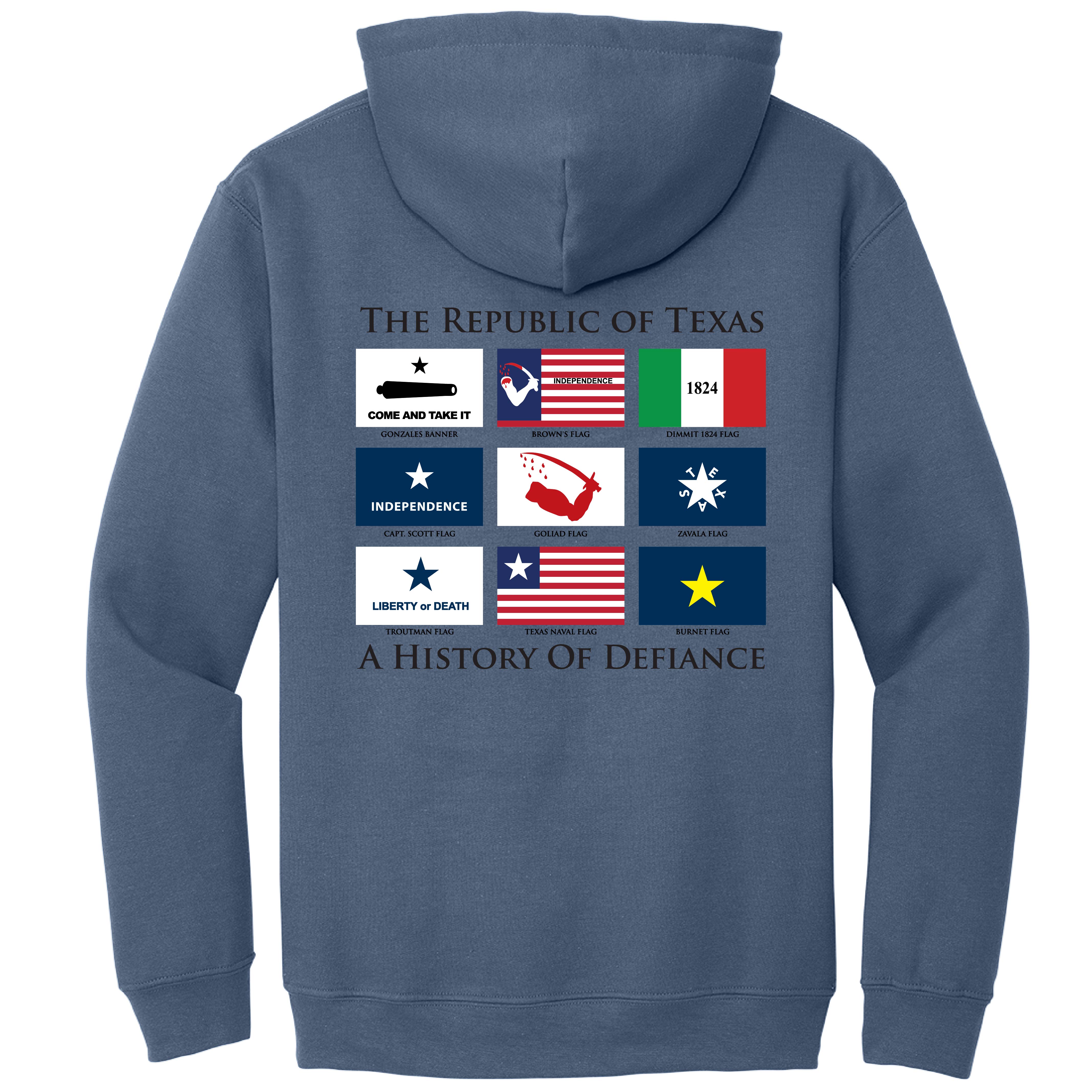 TEXAS - Flags Of Defiance Hooded Sweatshirt