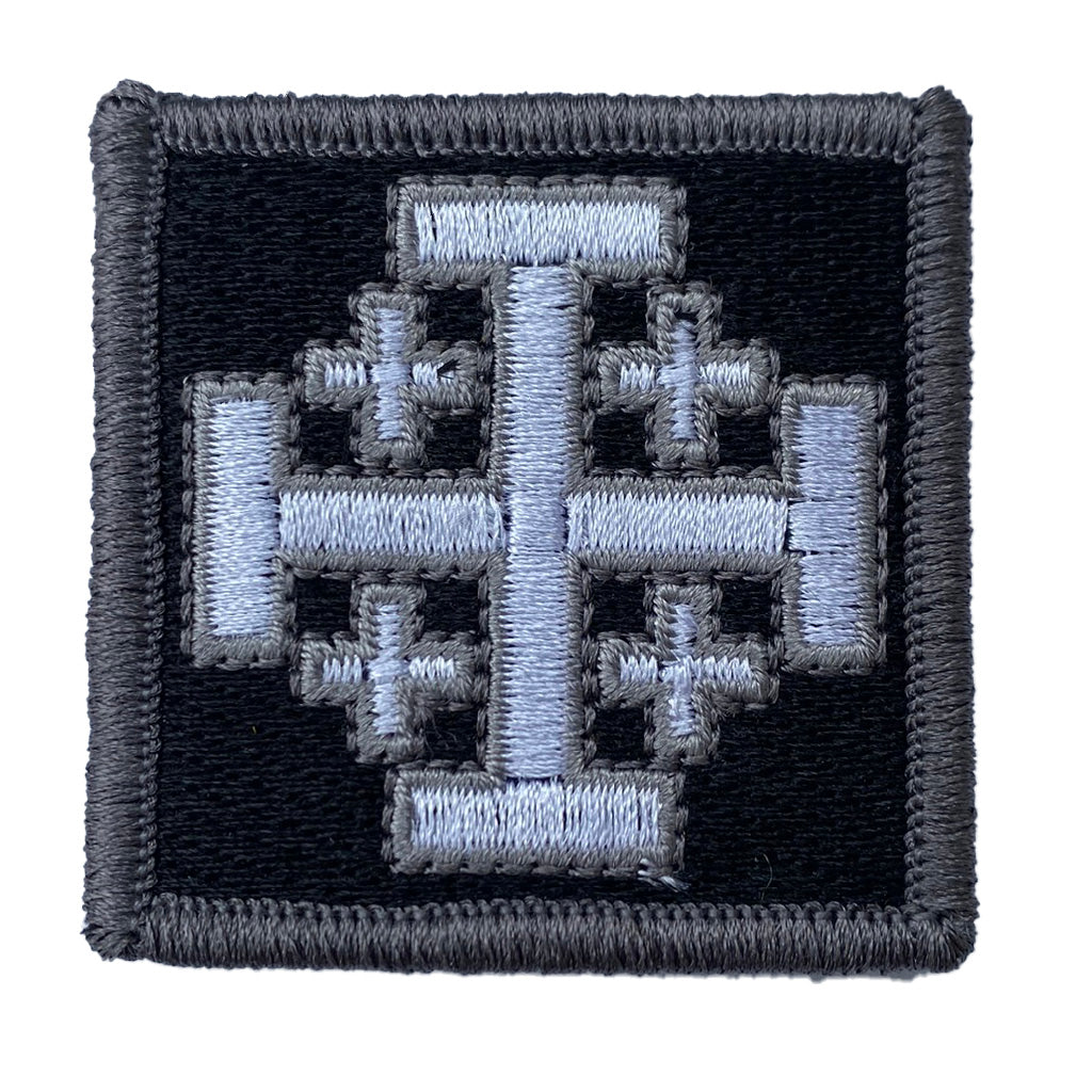 Patchs Brodés Croix Tactical Morale - Lot De 2 (noir Et Vert), 10x6.2cm, Dos Velcro, Pour équipement Militaire/sac - 3