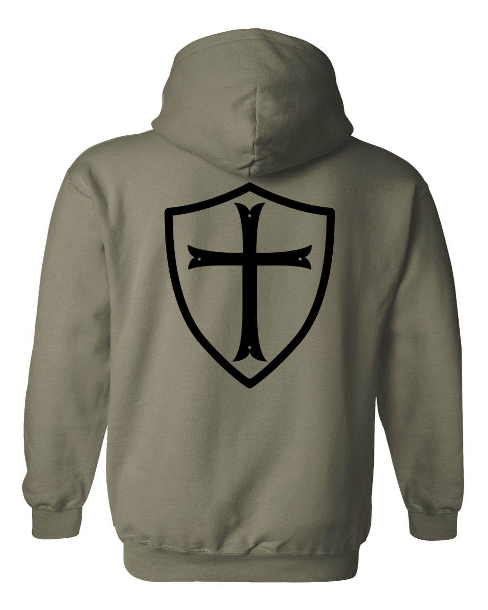 Crusader Cross Hooded Sweatshirts