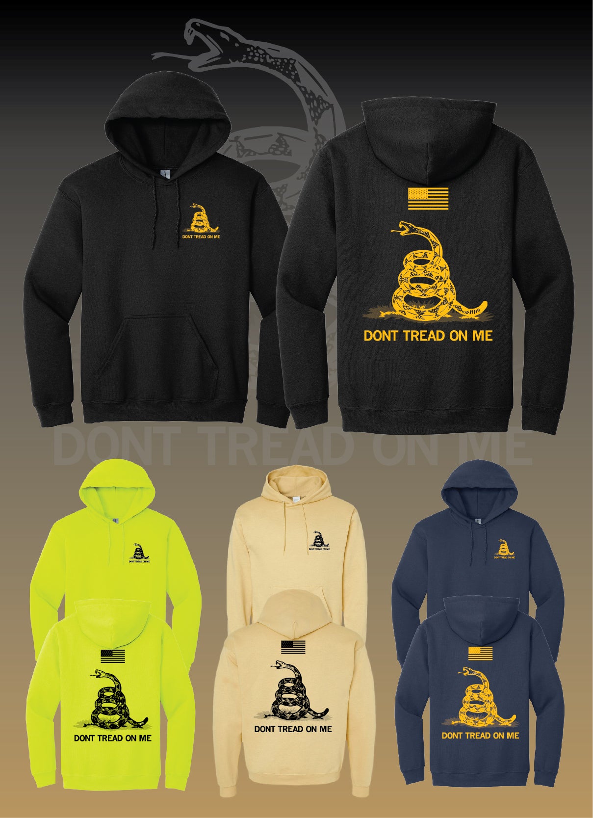 Worksite Orange Classic Gadsden Longsleeve