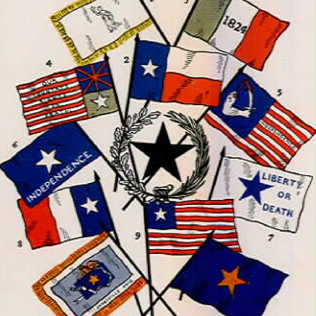 TEXAS Historic Flags - 3x5 ft