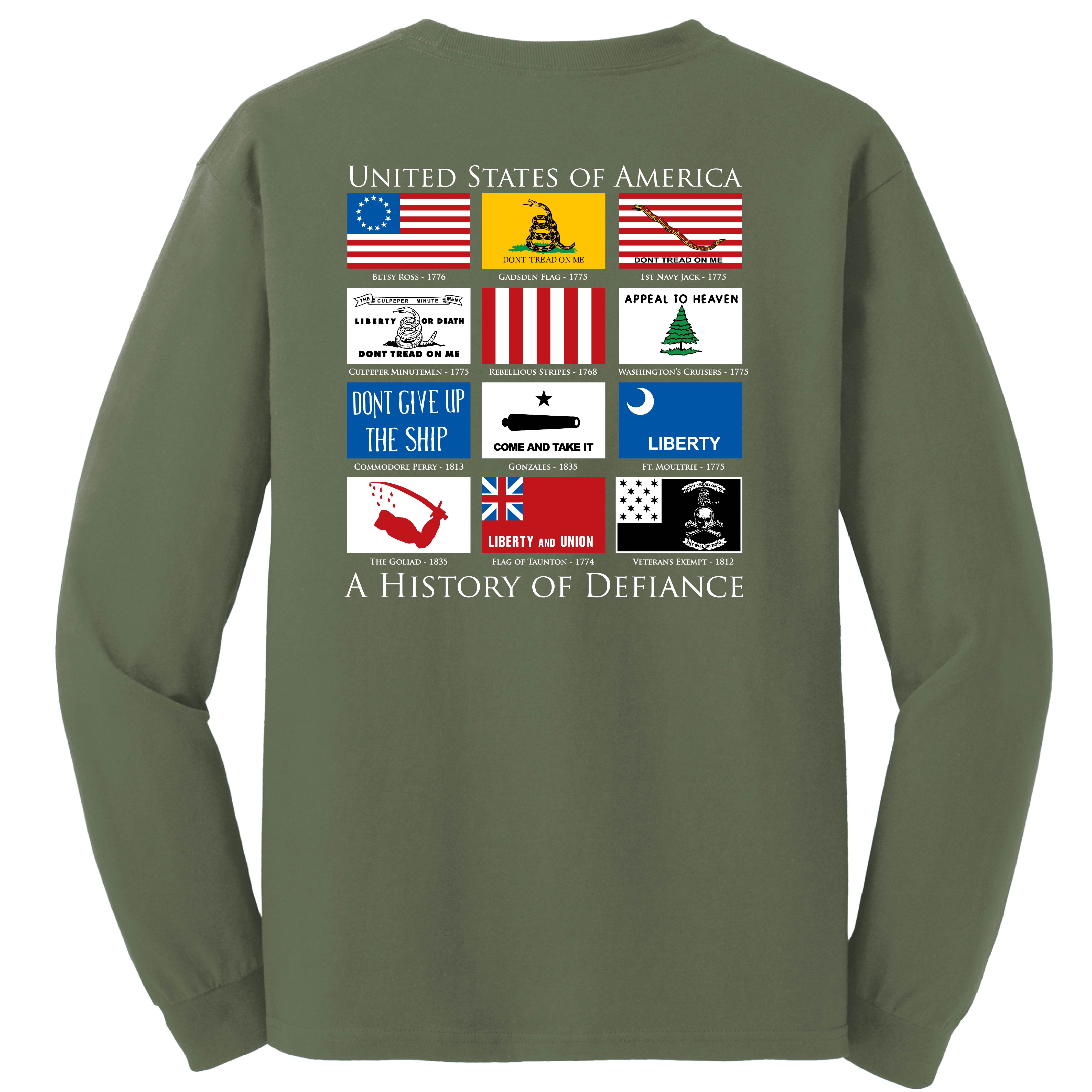 Flags of Defiance - Longsleeve T-Shirts