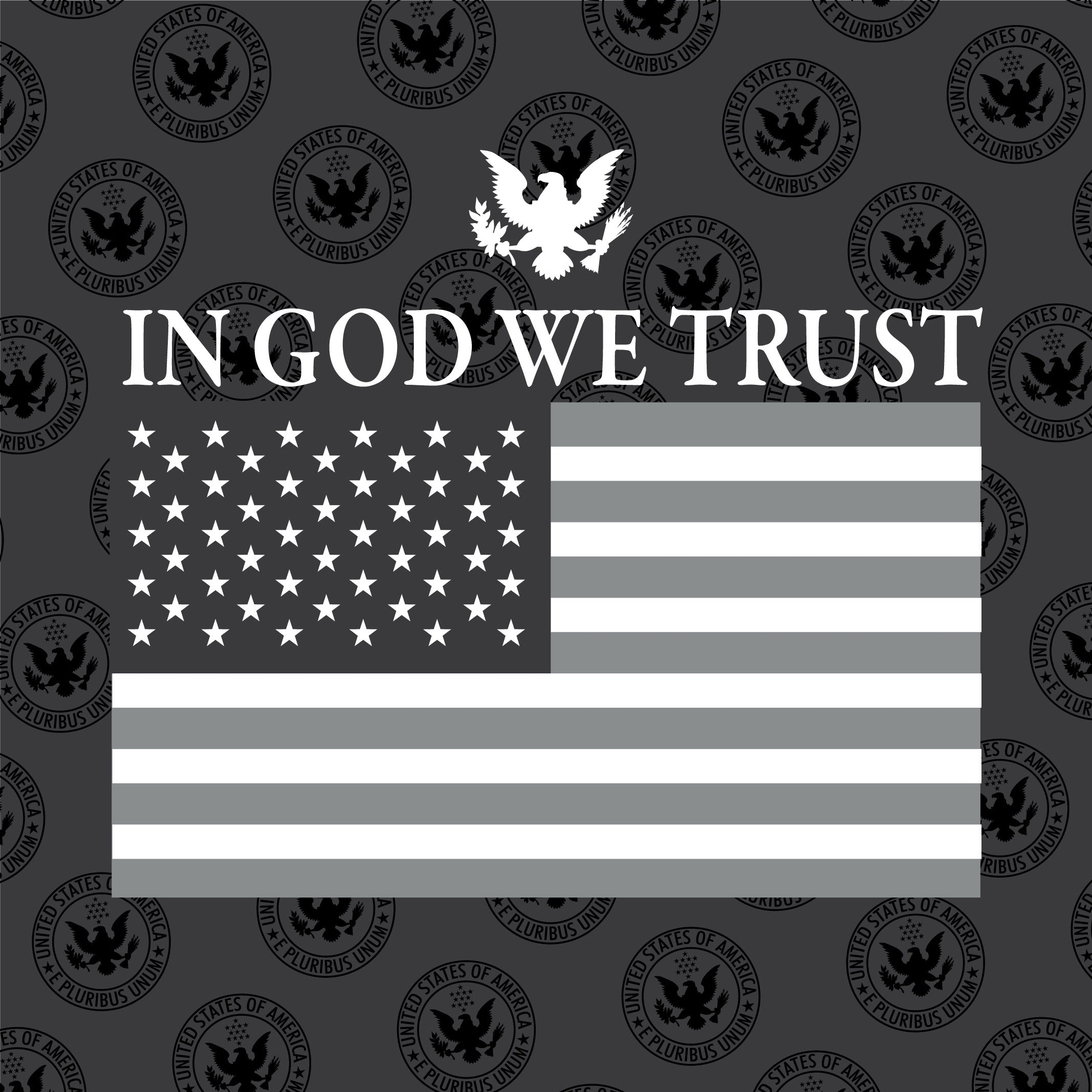 Black IN GOD WE TRUST T-Shirt