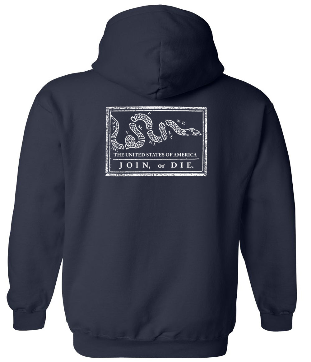 Join or Die Hooded Sweatshirts