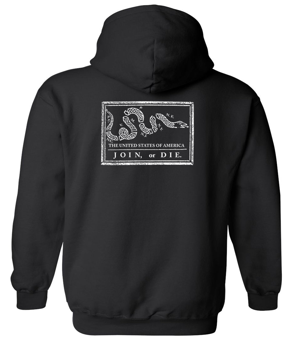 Join or Die Hooded Sweatshirts