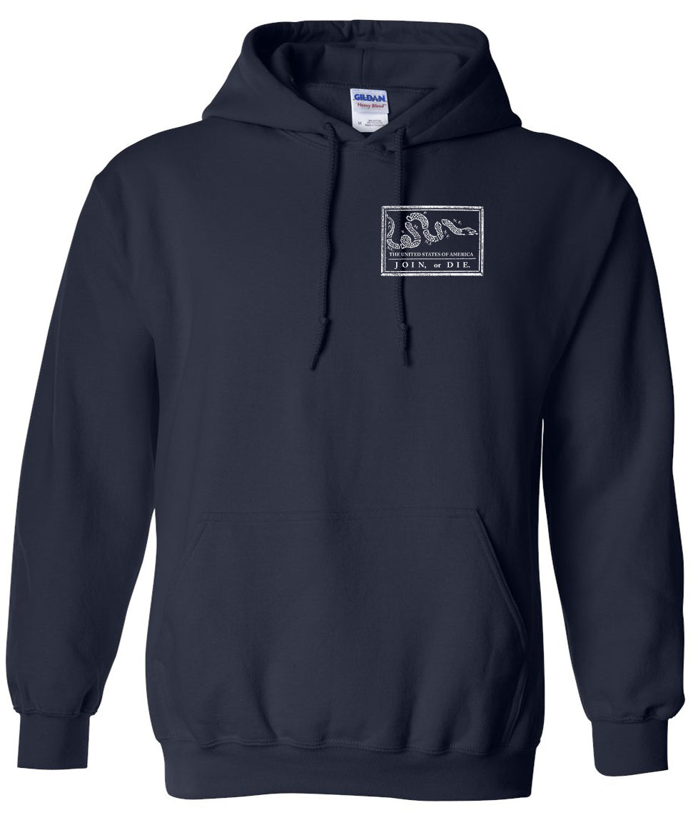 Join or Die Hooded Sweatshirts