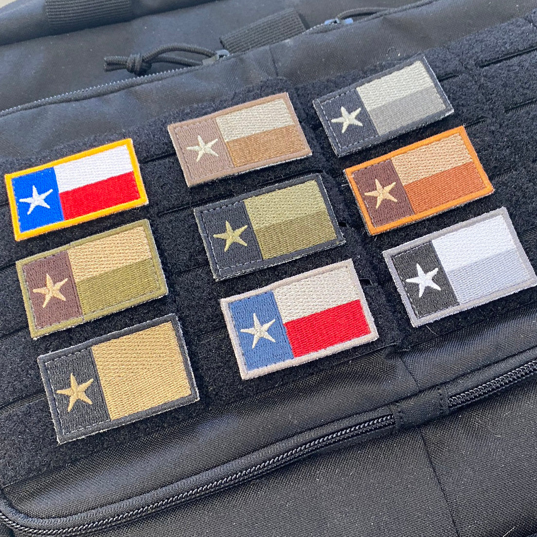 Mini TEXAS Flag Tactical Patches - 1.5" x 2"