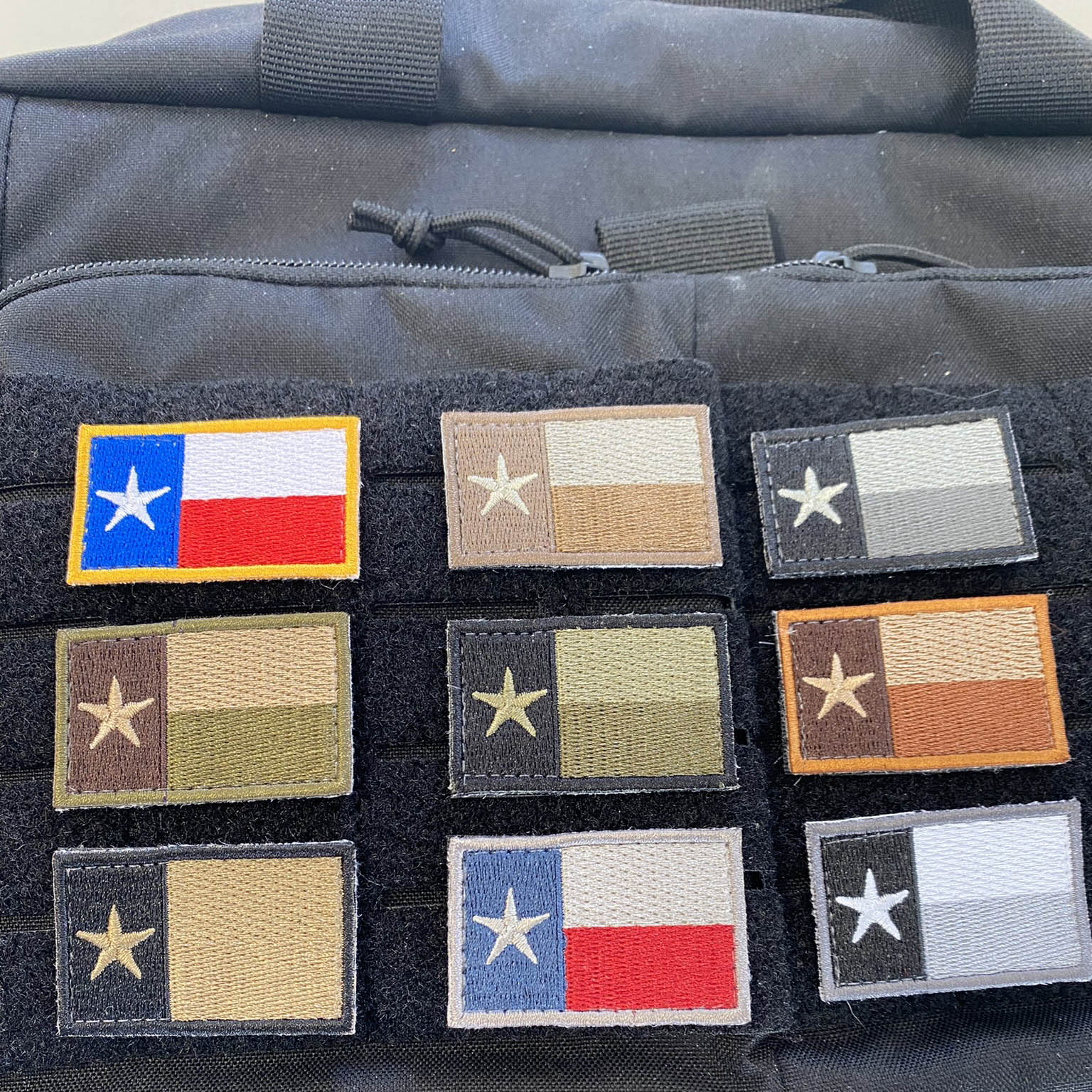 Mini TEXAS Flag Tactical Patches - 1.5" x 2"