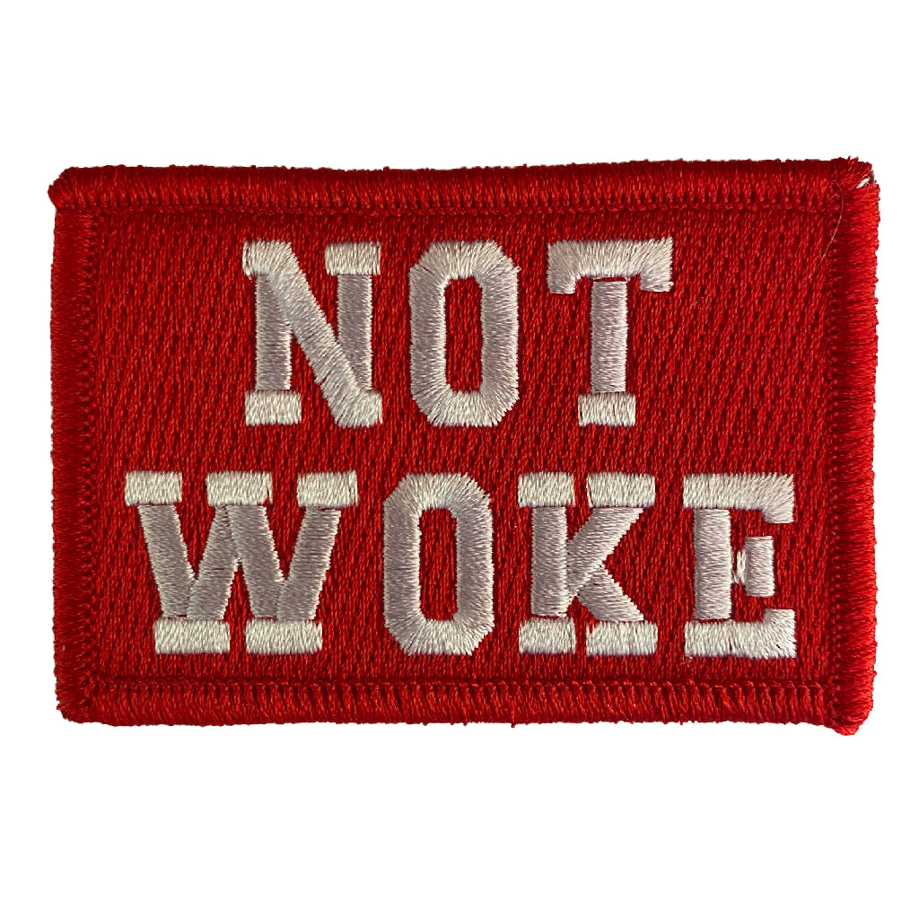 Not Woke 2" x 3" Tactical Patch — Gadsden and Culpeper