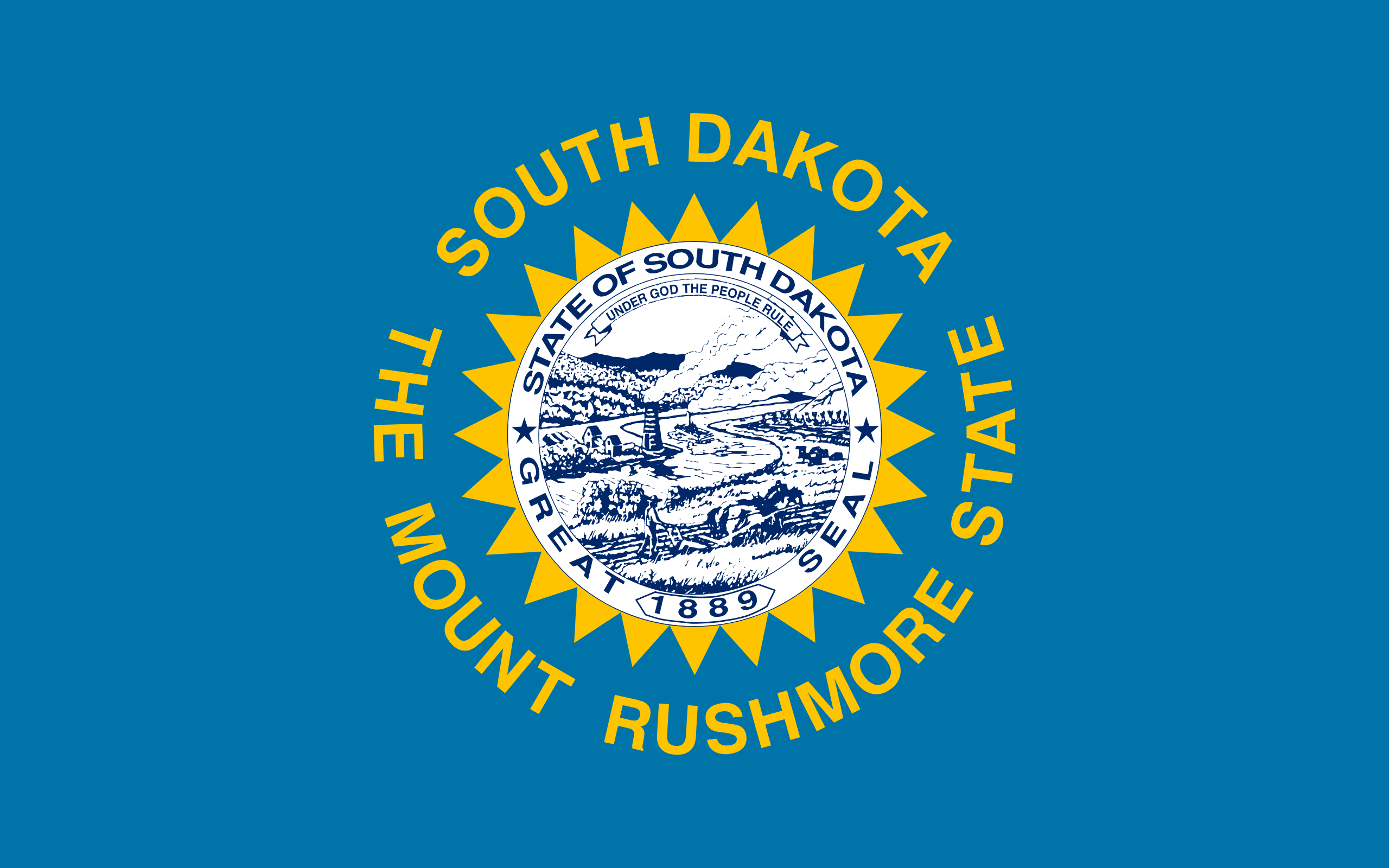 State Flag T-Shirts - South Dakota