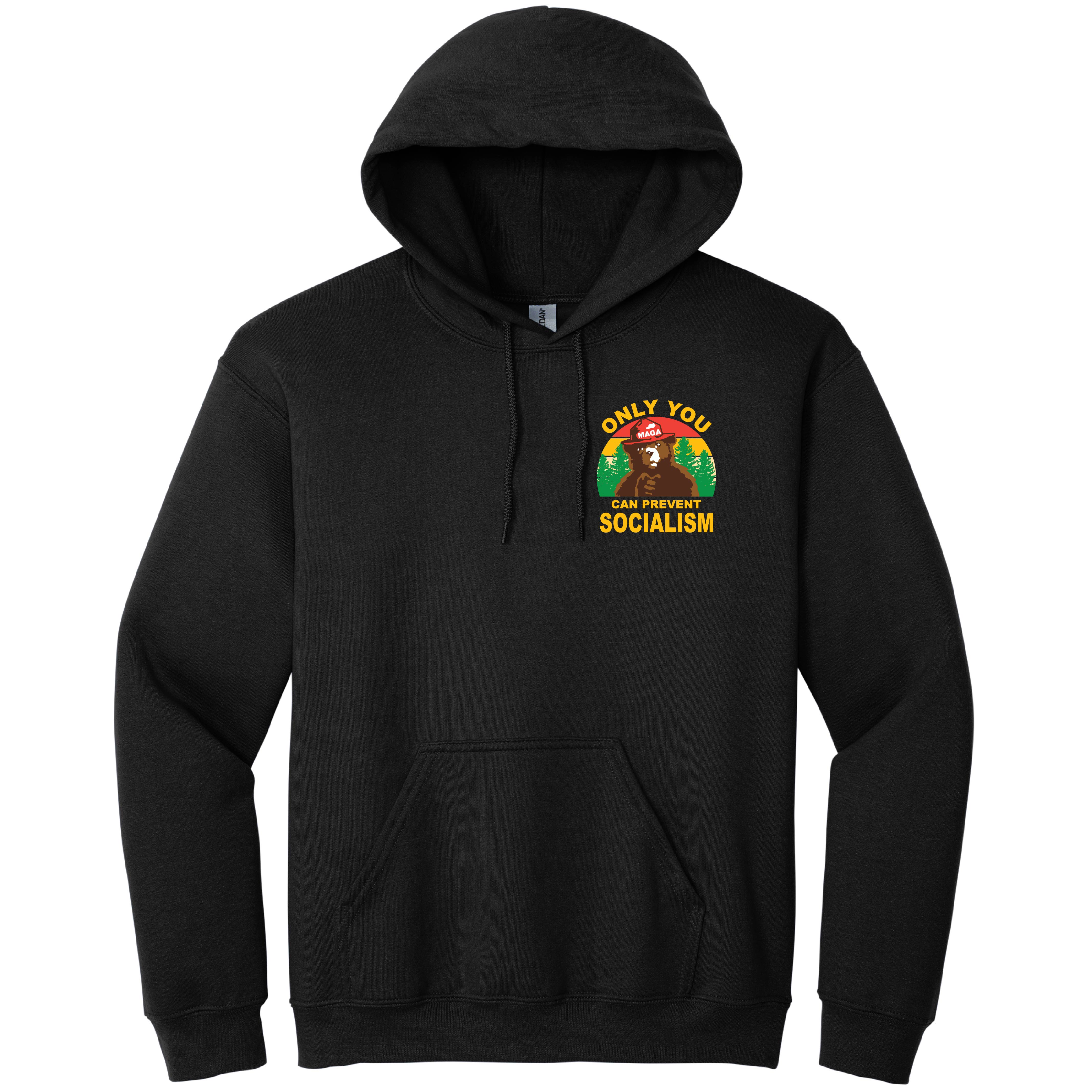Smokey "Only You Can Prevent Socialism" Hooded Sweatshirt