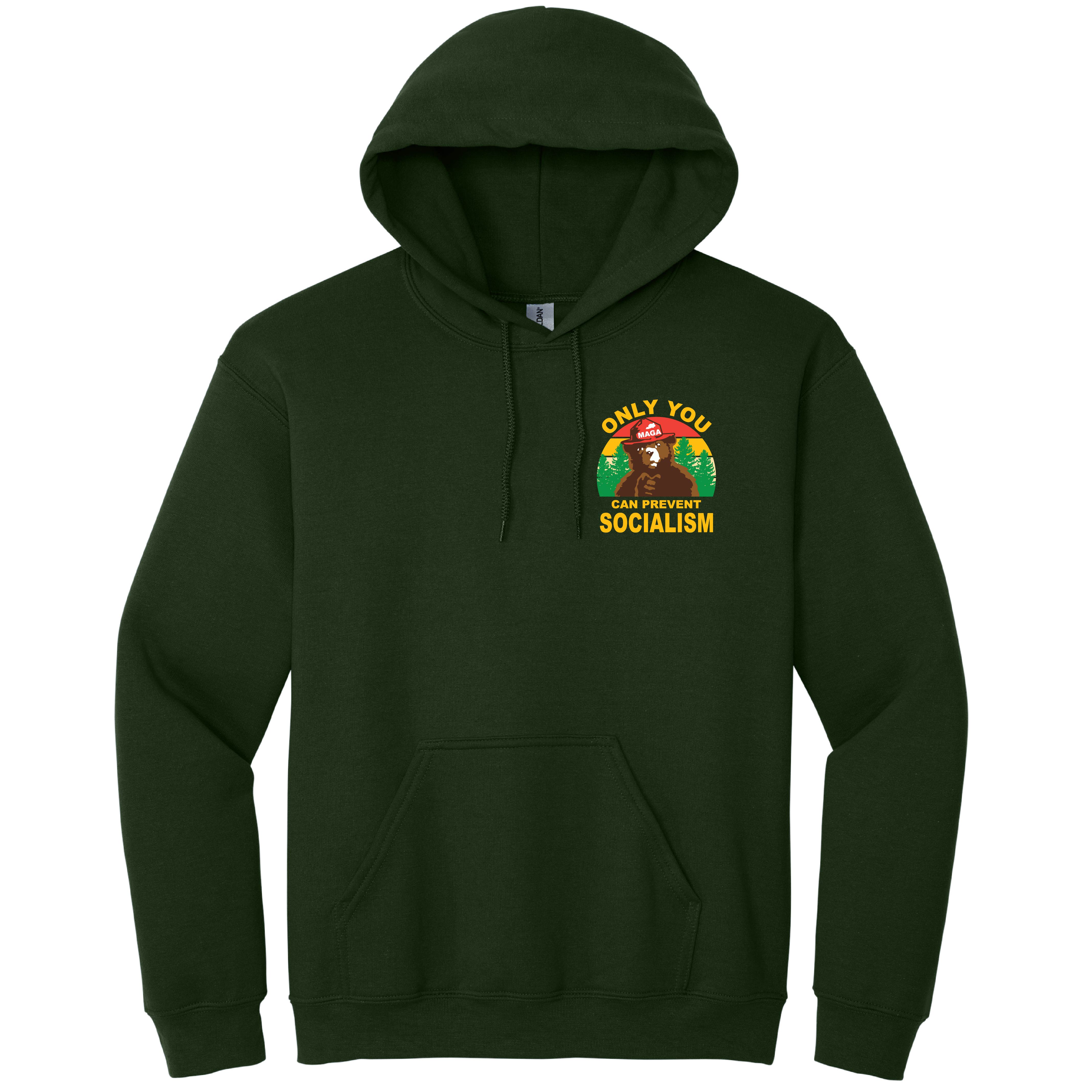 Smokey "Only You Can Prevent Socialism" Hooded Sweatshirt