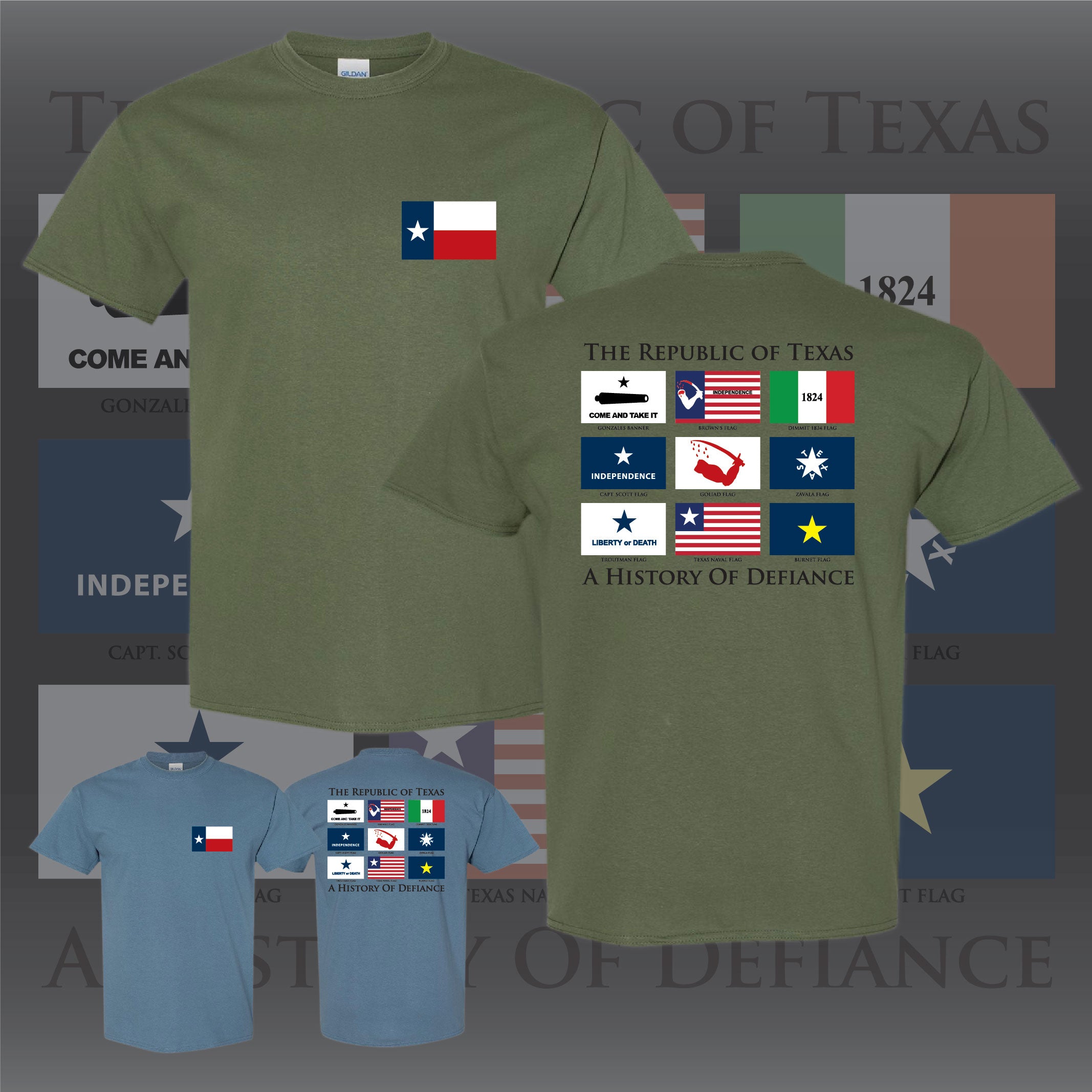 TEXAS - Flags Of Defiance T-Shirt