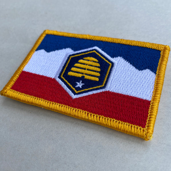 Utah Beehive Embroidered patches — Utah Flag Gear