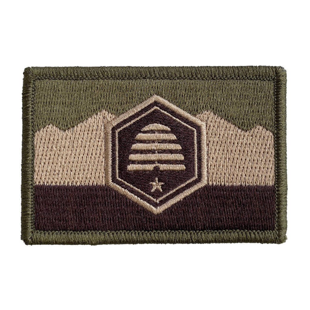 Gadsden and Culpeper Tactical USA Flag Patch - Coyote Tan