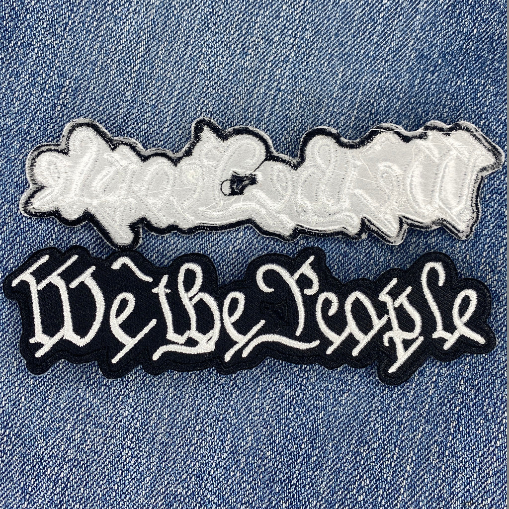 We The People Die-Cut - Iron-On or Velcro-Backing