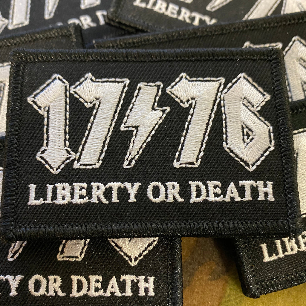 1776 - Liberty Or Death - 2"x3" Tactical Patch — Gadsden and Culpeper