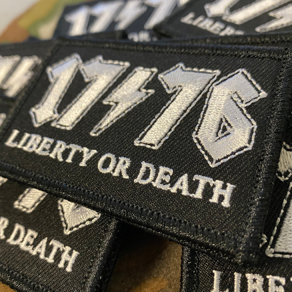 1776 - Liberty Or Death - 2"x3" Tactical Patch — Gadsden and Culpeper