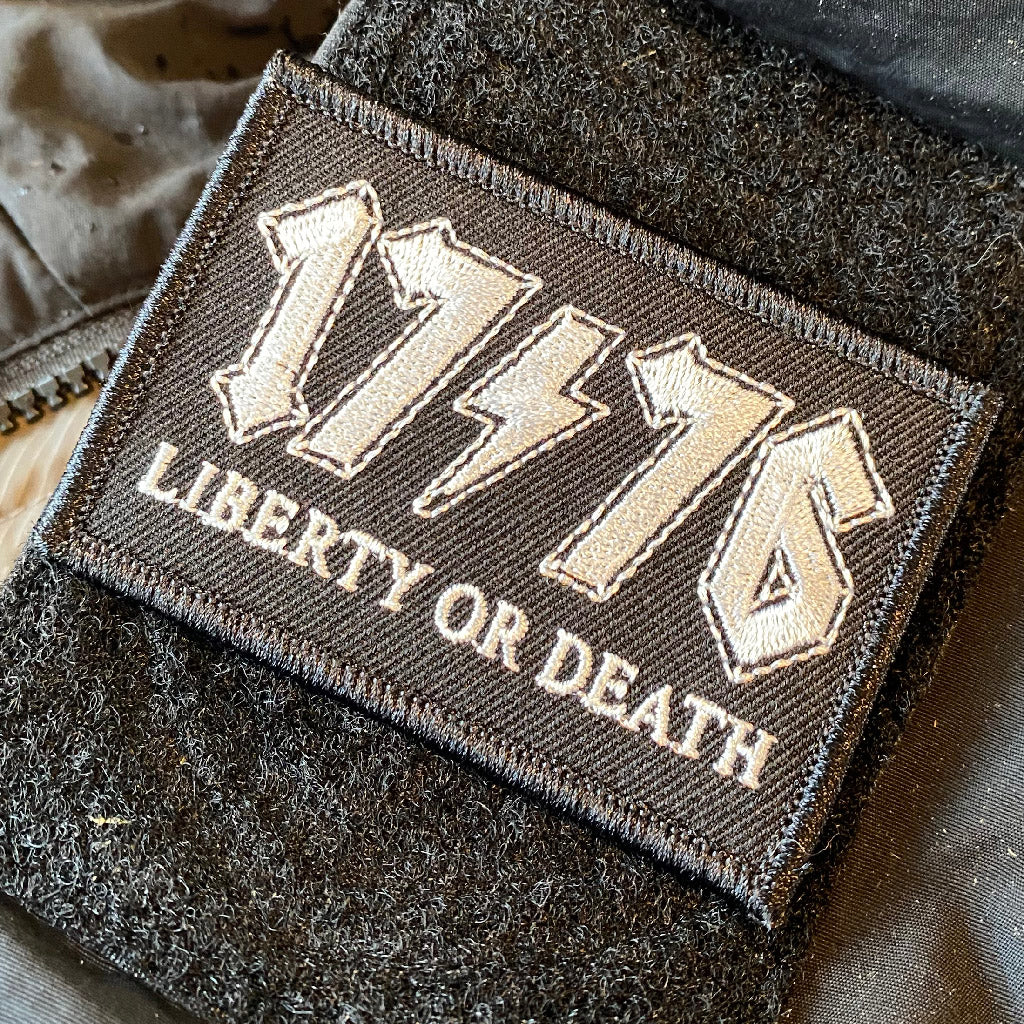 1776 - Liberty Or Death - 2"x3" Tactical Patch — Gadsden and Culpeper