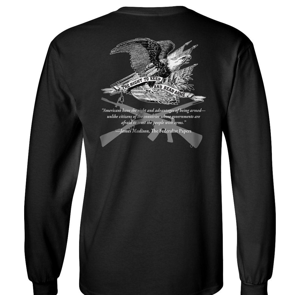 Right to Bear Arms Longsleeve T-Shirt - Black