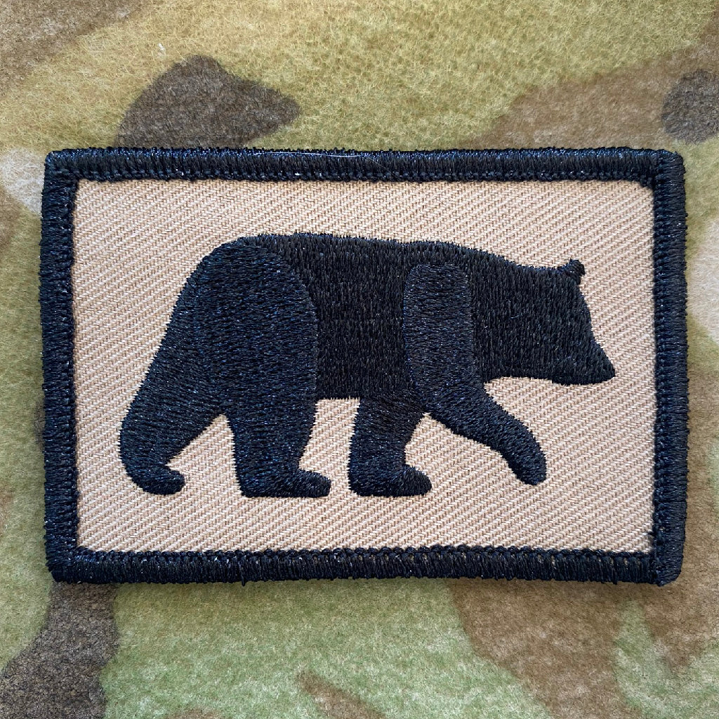 2"x3" Black Bear Tactical Patch