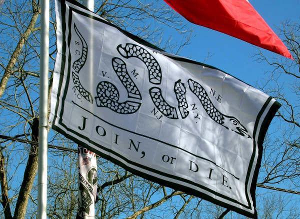 3x5 ft Join or Die Super-Poly Flag