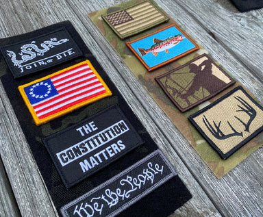 VELCRO® BRAND Fastener Morale HOOK PATCH In God We Trust ATACS 3x2