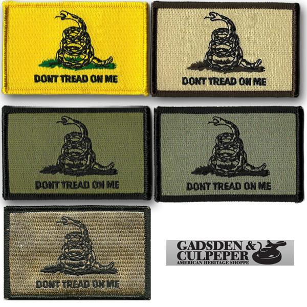 Dont Tread On Me Flag PVC Patch