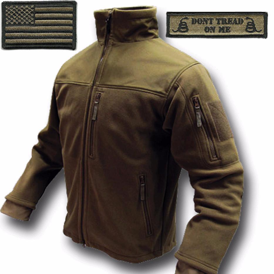 Condor Tactical Jackets + Patches - Coyote — Gadsden and Culpeper