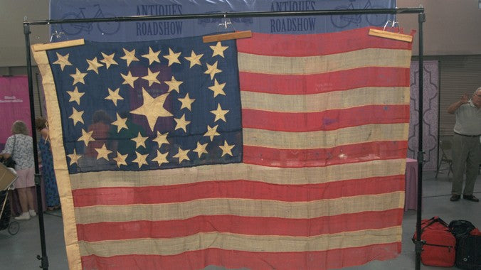34-Star Historical US Flag Patch - Civil War Era (1861-1863)