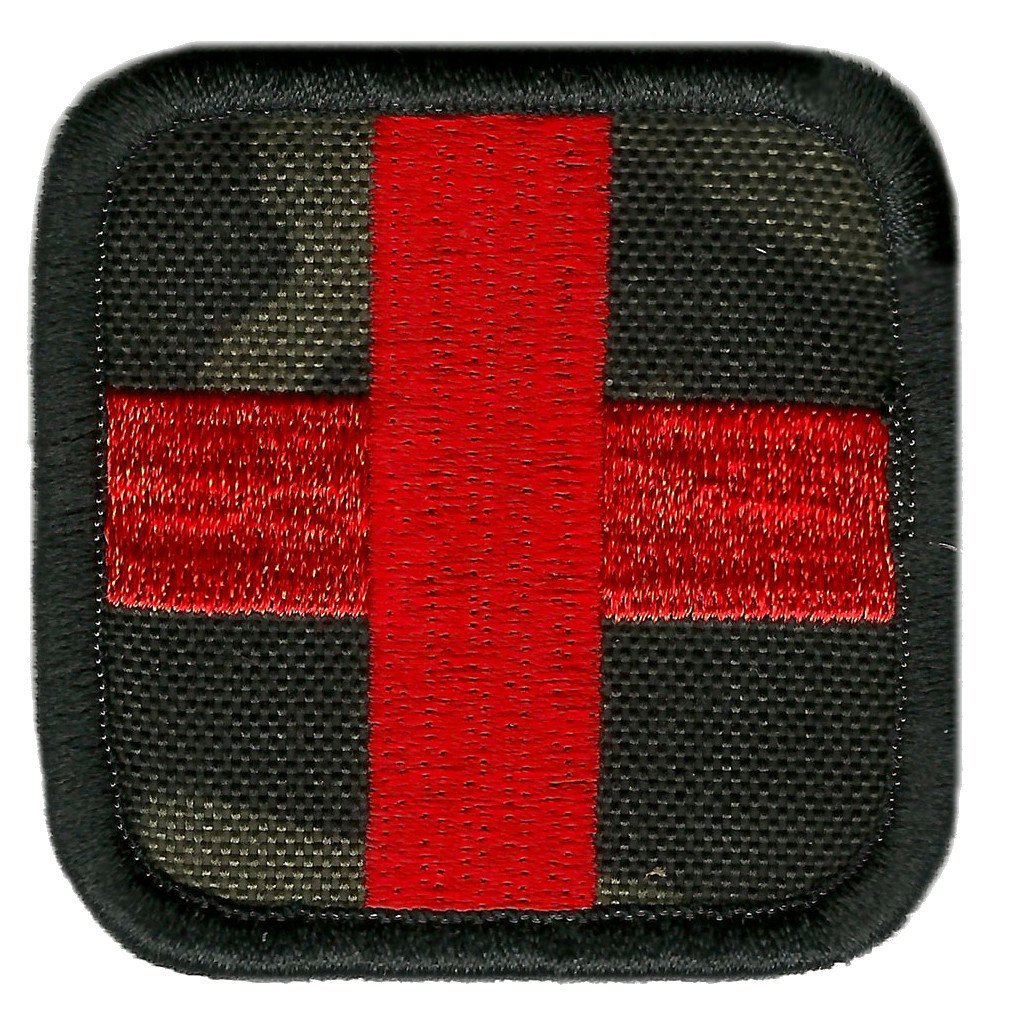 MULTICAM-Black - Medic Cross - 2"x2"