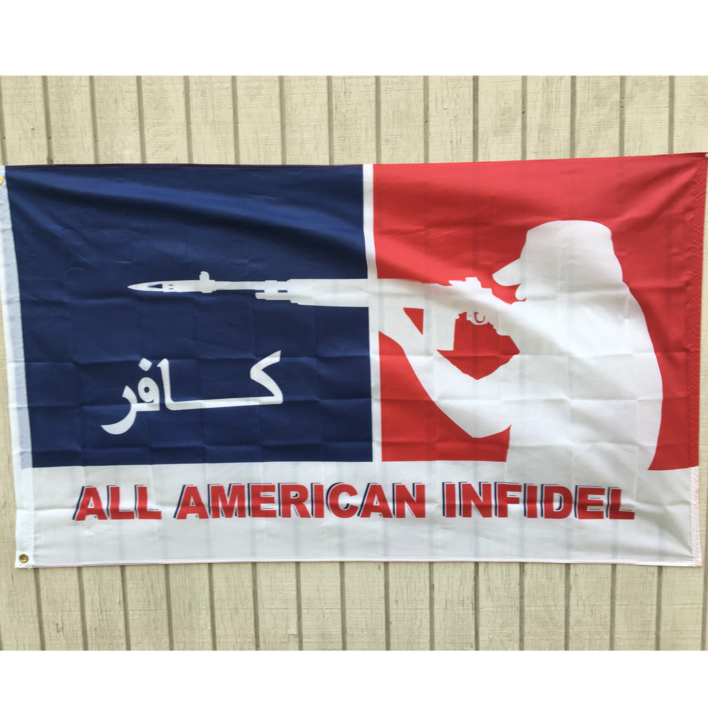 American Infidel - 3 x 5 ft Super Poly Flag