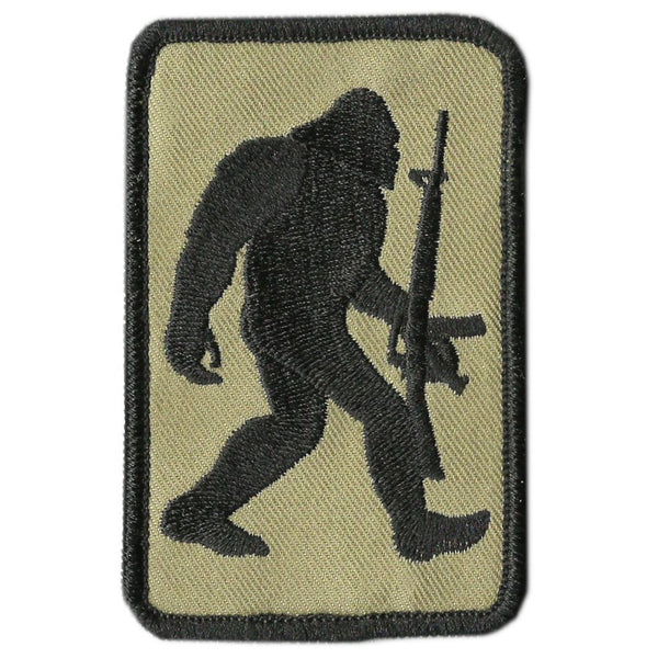 thumbnail interactive-video image 1 of Sasquatch Bigfoot Funny Morale Patch – Hook And Loop – Tactical Military Army Gear 1 of 6
