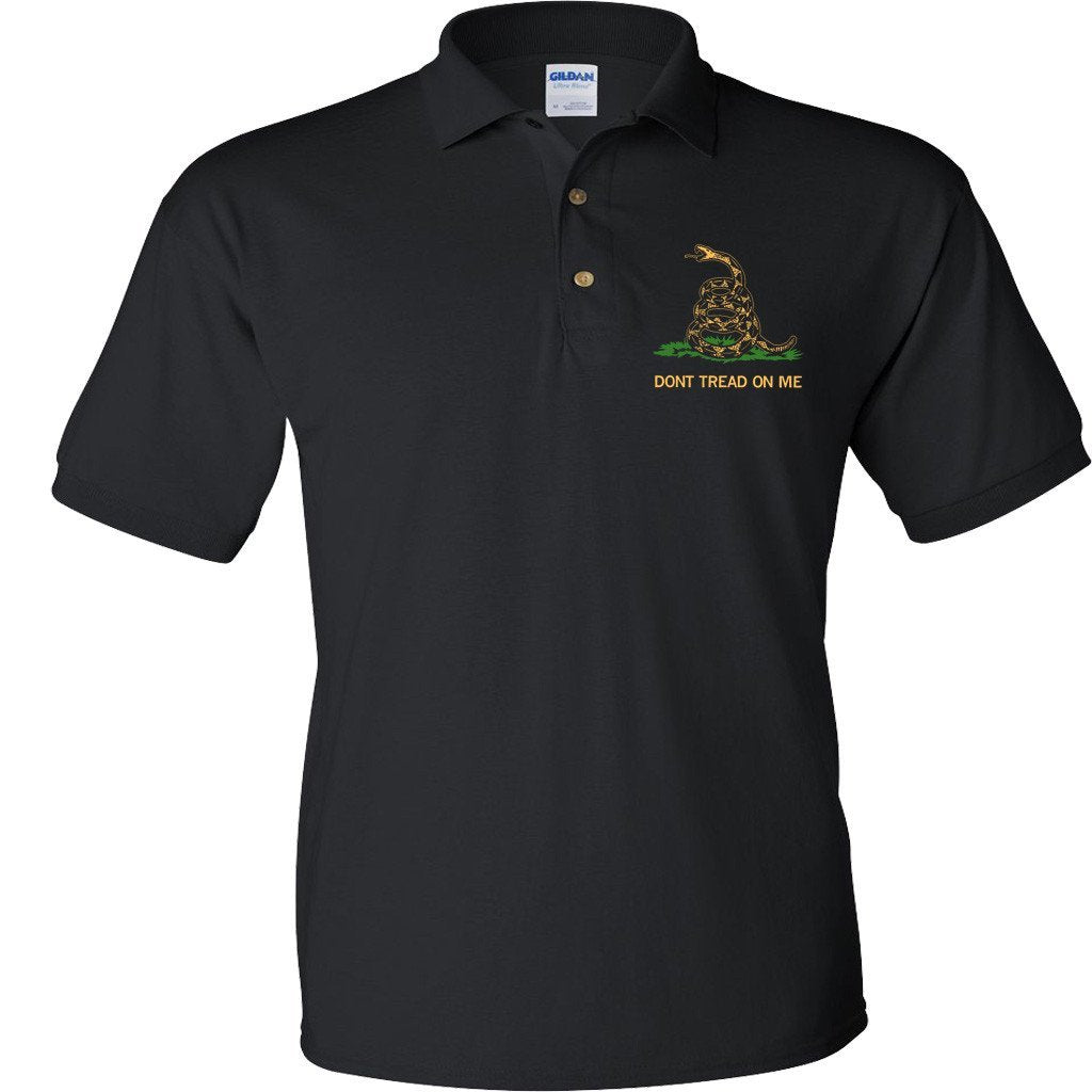Black Gadsden Polo Shirt