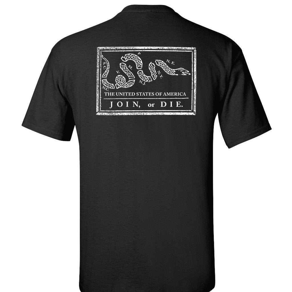 Black Join or Die T-Shirt