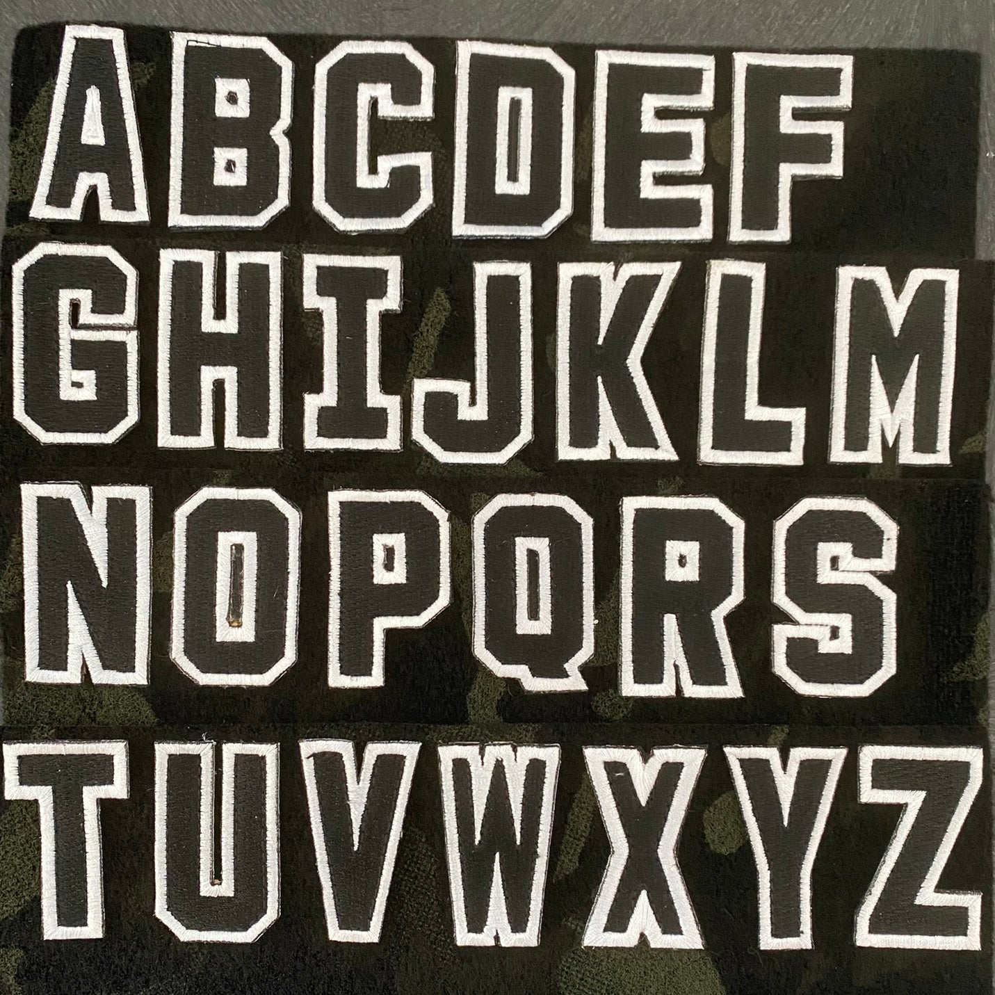 Spell Anything - Tactical Letters - 2 x 1.25 - Black