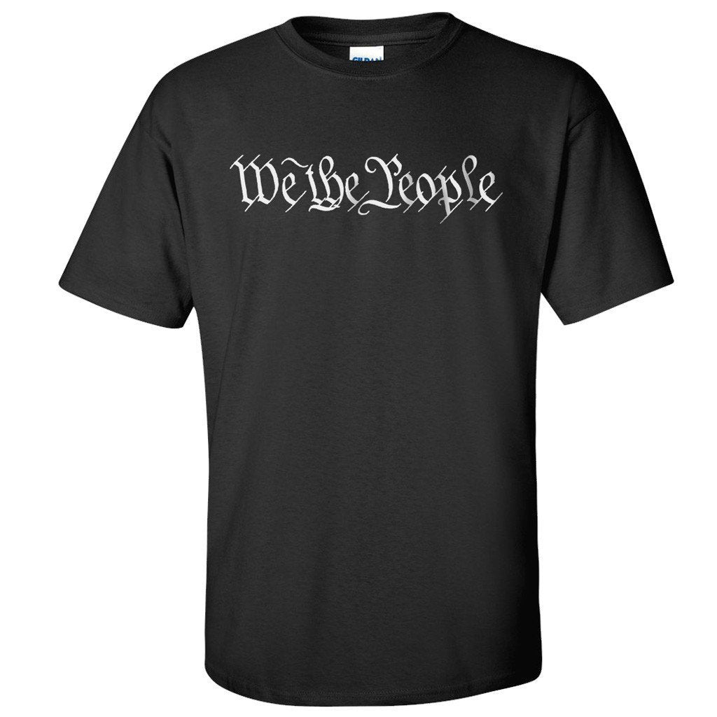 We The People - Black T-Shirt