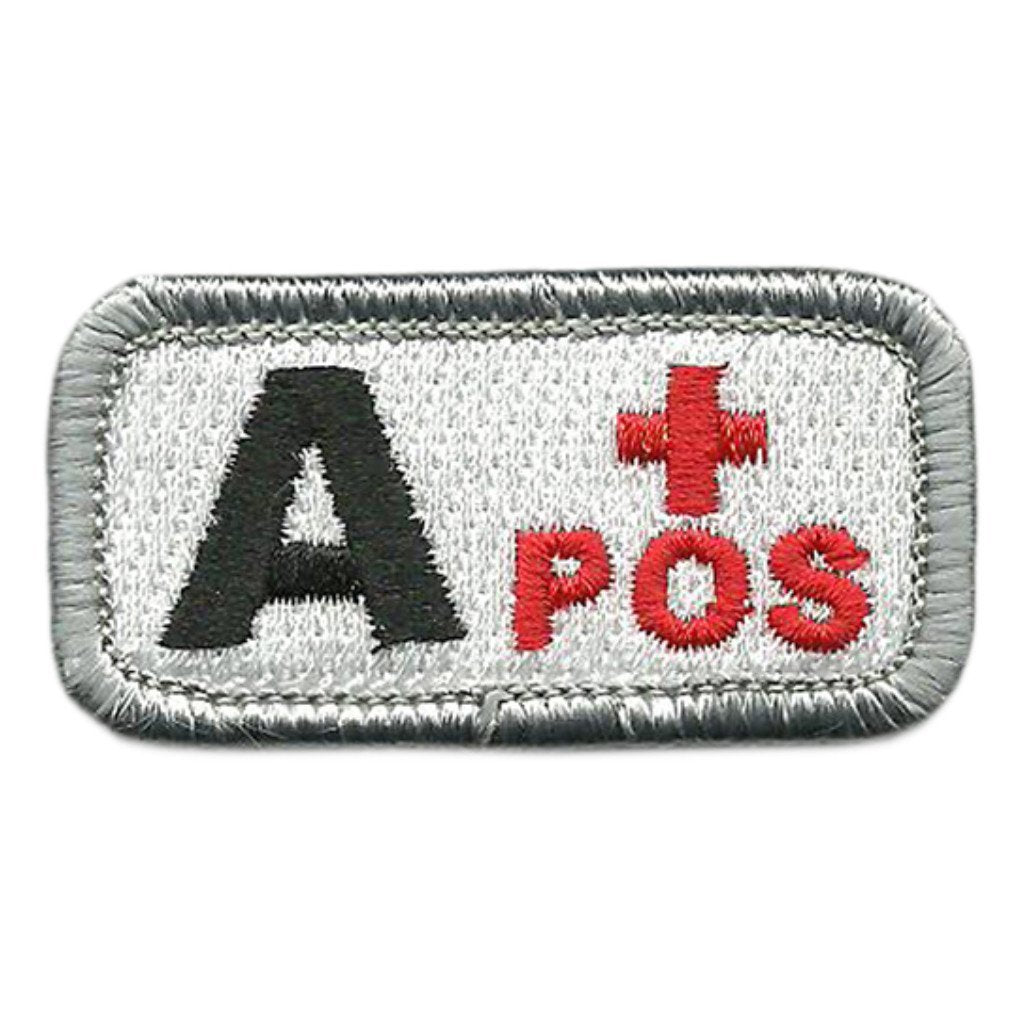 Blood Type Patches - Type A Positive - 2" x 1"
