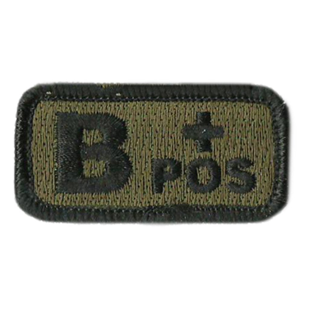 Blood Type Patches - Type B Positive - 2" x 1"