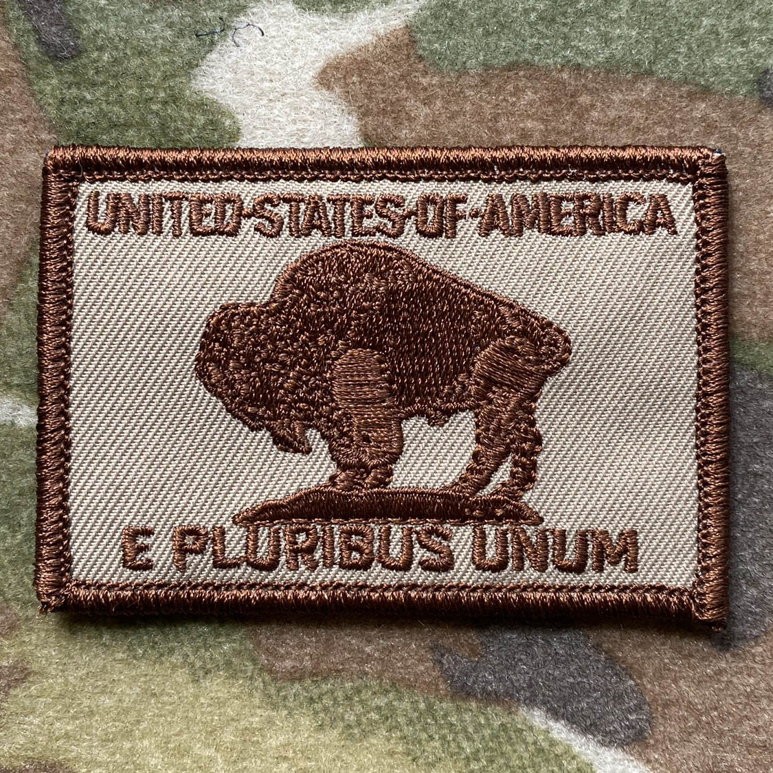 US Flag - 2x3 Patch - MultiCam w/ Spice Brown